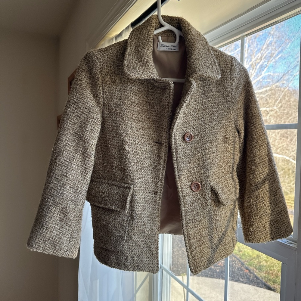 Elegant Textured Tan Blazer